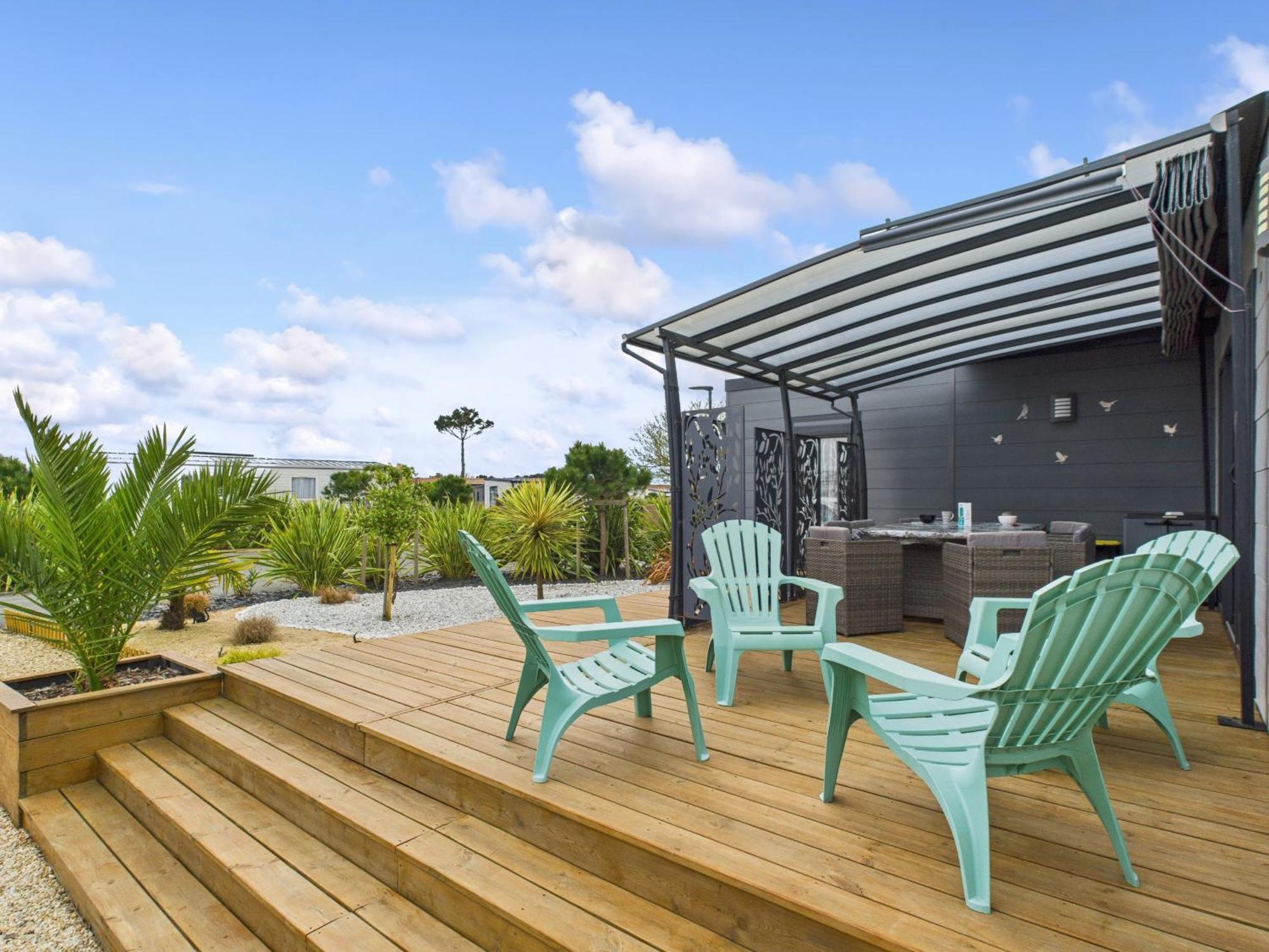 Joli Chalet Pour 6 - Domaine Avec Piscine Brétignolles-sur-Mer Exterior foto